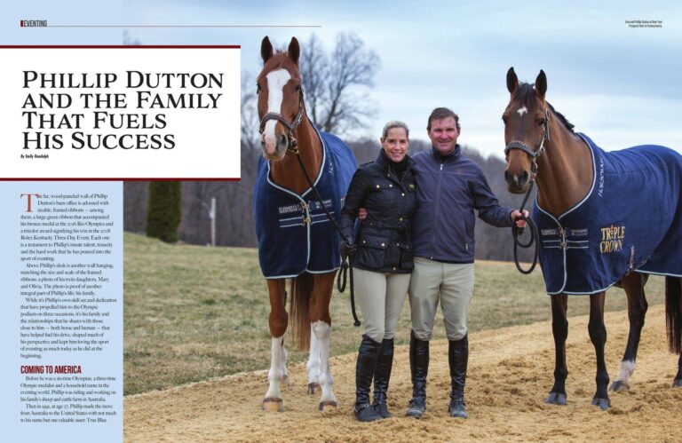 Sidelines – Phillip Dutton and the Family That Fuels His Success