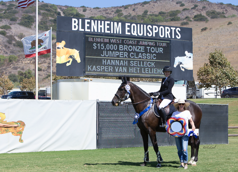 Hannah Selleck Sails to $15,000 1.35m Bronze Tour Victory at Showpark Summer Classic