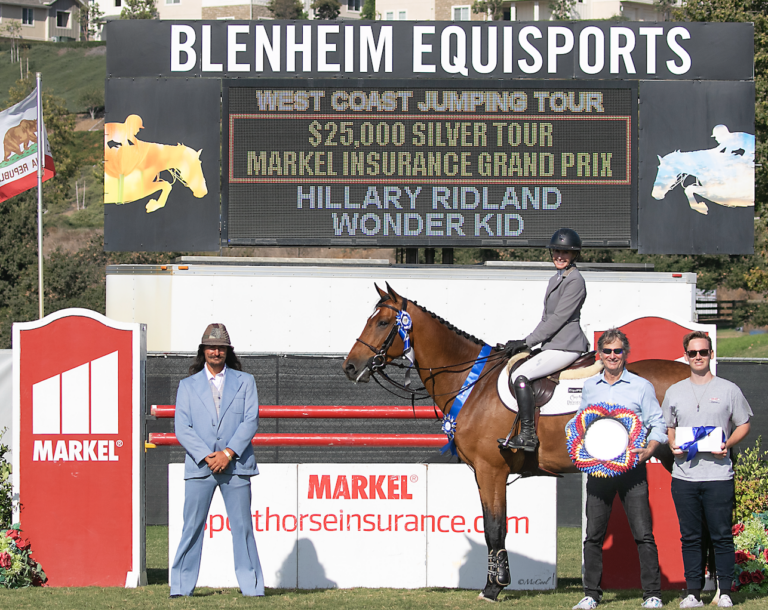 Hillary Ridland and Wonder Kid are Wonderful in $25,000 1.45m Silver Tour Markel Insurance Grand Prix