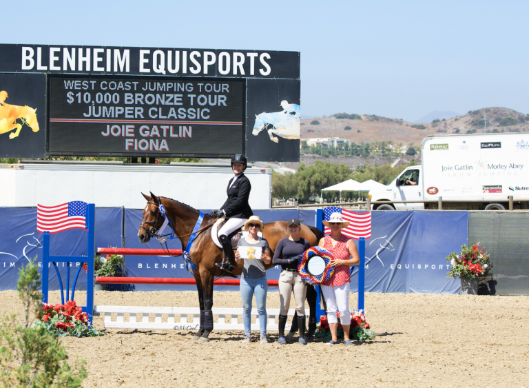 Joie Gatlin Secures Second Bronze Tour Win of the Week with Fiona at Blenheim August Festival