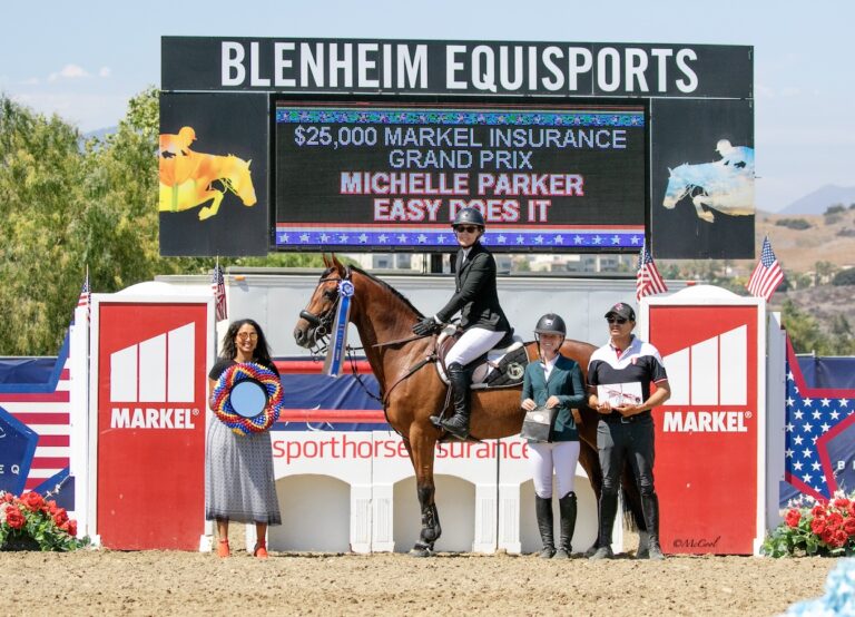 Michelle Parker Easily Does It in the $25,000 Markel Insurance Grand Prix at the Blenheim Red, White & Blue Classic