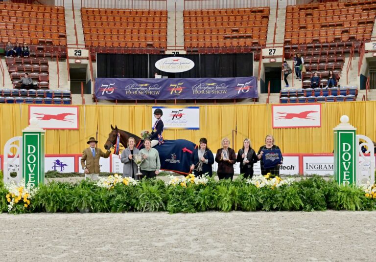 Grace Debney Earns Victory in Dover Saddlery/USEF Hunter Seat Medal Final at Pennsylvania National Horse Show
