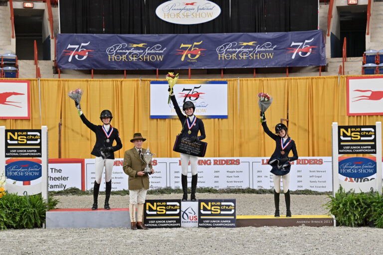 Hannah Hoch Gets the Gold in Neue Schule/USEF Junior Jumper Individual Championships at Pennsylvania National Horse Show