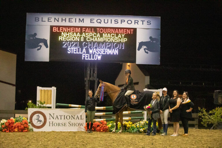 Stella Wasserman Wins NHSAA/ASPCA Maclay Region 8 Championship