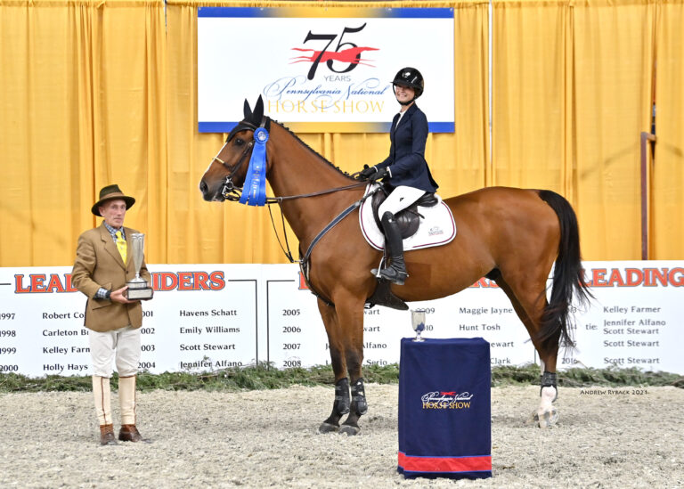 Taylor Kraft Cruises to Victory in Neue Schule/USEF Junior Jumper National Championships Phase I at 75th Pennsylvania National Horse Show