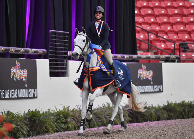 Alissa Brandt Earns Her Biggest Win in WCE Medal Finals at Las Vegas National CSI4*-W