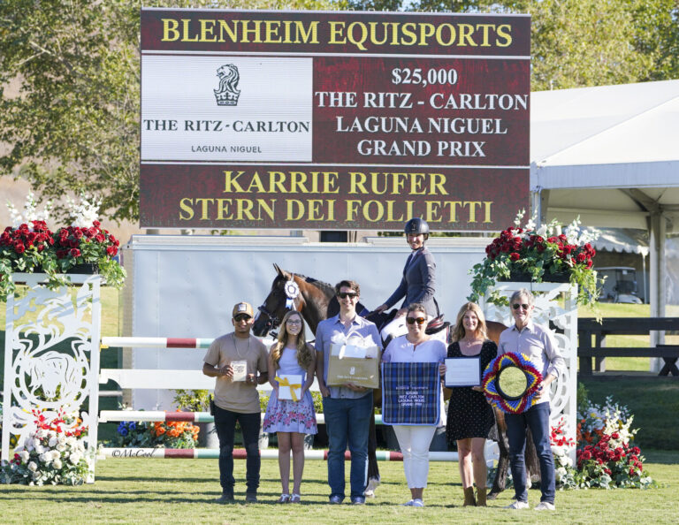 Karrie Rufer Rides to Victory in $25,000 Ritz-Carlton, Laguna Niguel Grand Prix at Blenheim June Classic III