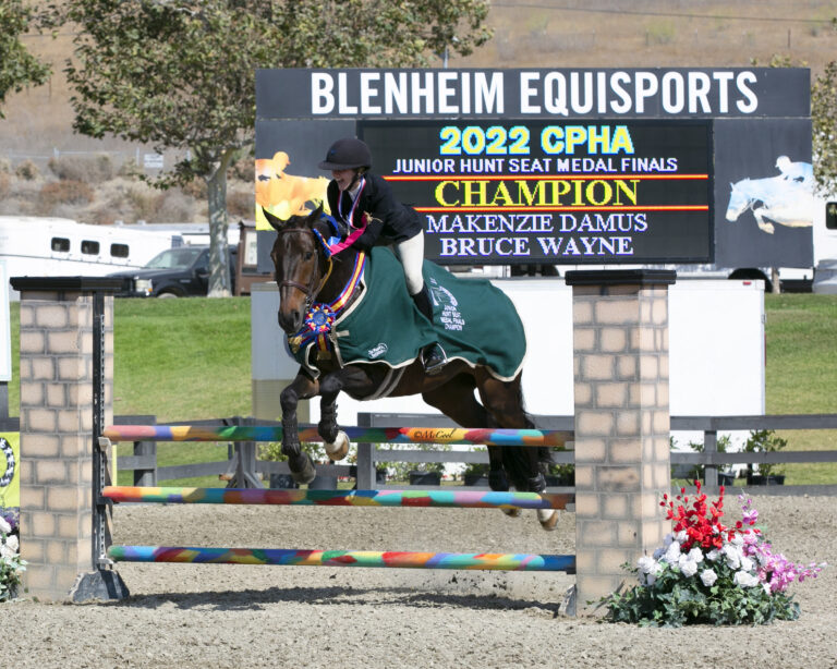 Makenzie Damus and Peggy Munkdale Clinch CPHA Medal Finals Wins at Blenheim Racing Festival
