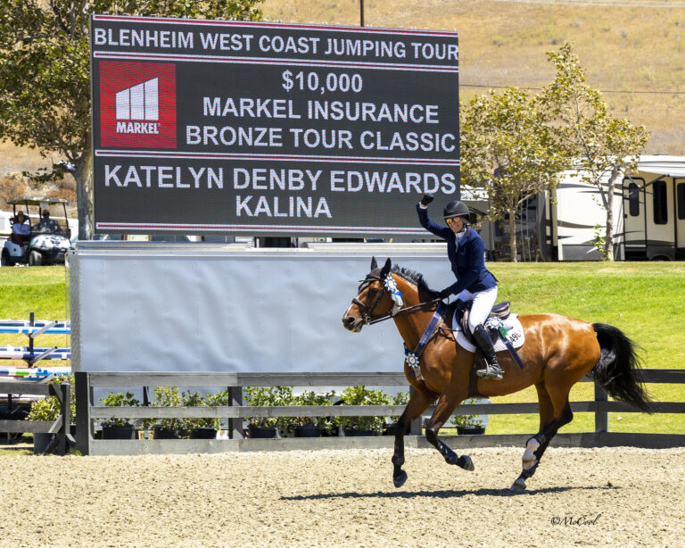 Katelyn Denby Edwards Earns Victory in $10,000 Markel Insurance Bronze Tour Classic at Blenheim EquiSports