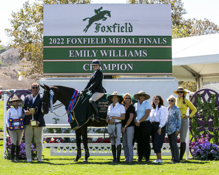 Emily Williams and Glenti SIH Get the Win in Foxfield 3’3” Medal Finals at Blenheim Fall Tournament
