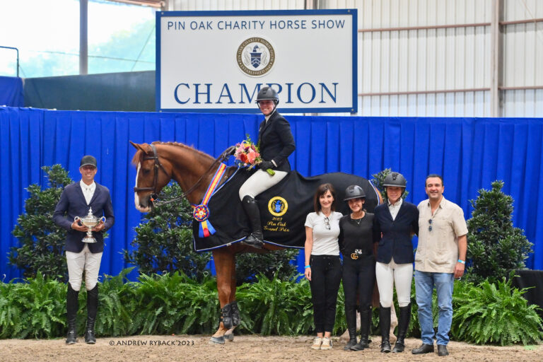 Maddie Chenoweth Claims Her First Grand Prix Win at Pin Oak Charity Horse Show