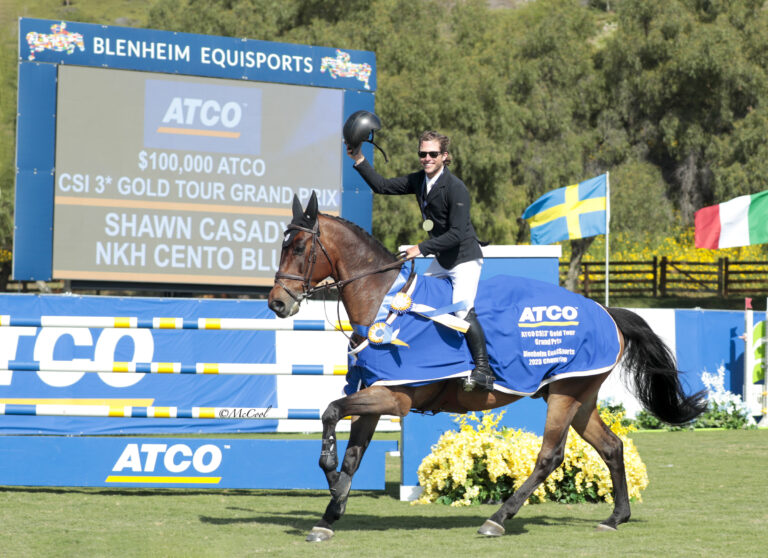 Shawn Casady and NKH Cento Blue Finish at the Top in $100,000 CSI3* ATCO Gold Tour Grand Prix