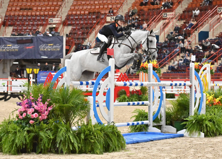 Olivia Sweetnam Opens 2023 Pennsylvania National Horse Show with Win in $5,000 USEF Junior Jumper National Championship Welcome