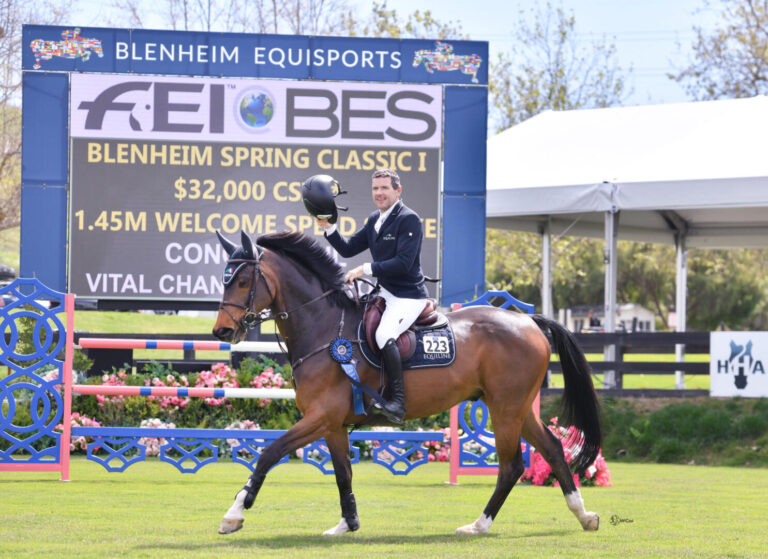 Conor Swail Speeds to Victory in $32,000 CSI2* Welcome Stake at Blenheim EquiSports