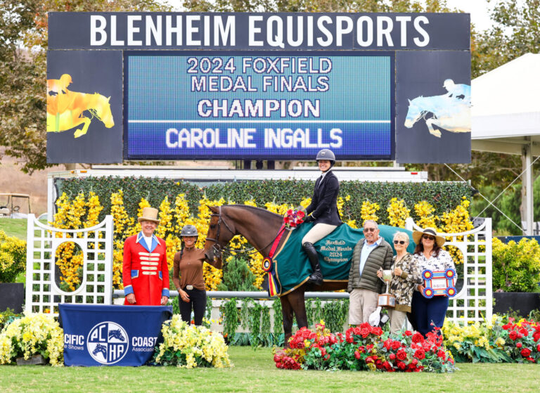 Caroline Ingalls Wins Big in Foxfield Medal Finals