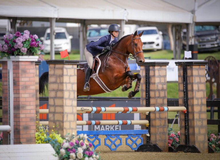 Sophia Blake and Katalina Raiszadeh Ride to USHJA 3’3” Jumping Seat Medal Finals – West Wins at Blenheim EquiSports