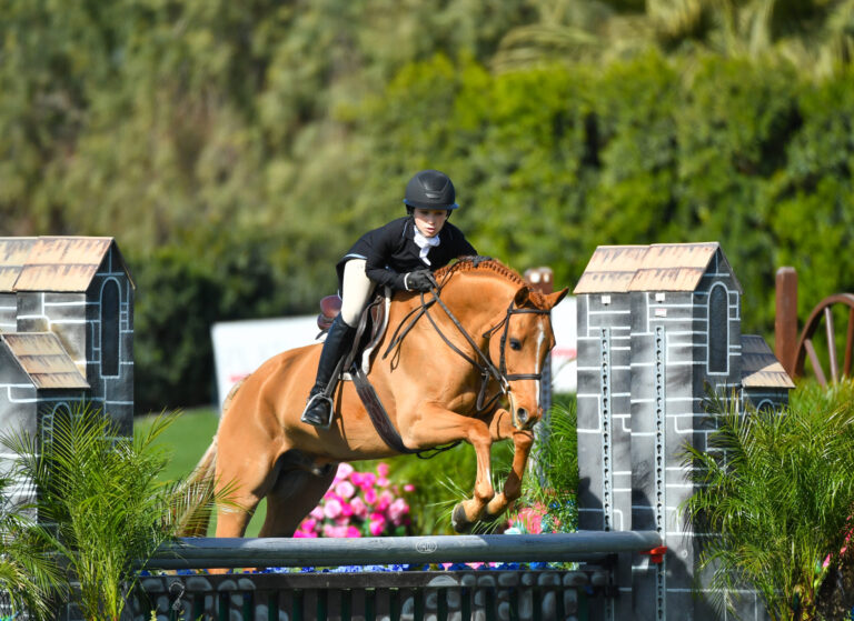 India Kulkin and D’Artagnan Dominant $5,000 USHJA Pony Hunt & Go Derby