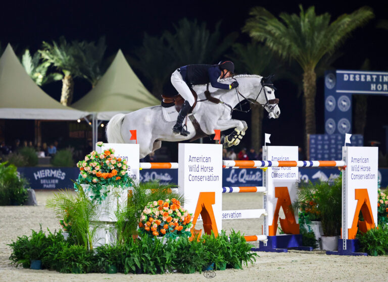 Jos Verlooy is Victorious in $200,000 CSI4* American Wild Horse Conservation Grand Prix