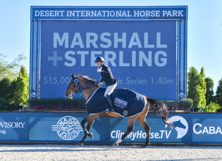 Triumphant Return to the Desert: Trapp O’Neal Tops $15,000 Marshall + Sterling 1.40m Open Classic