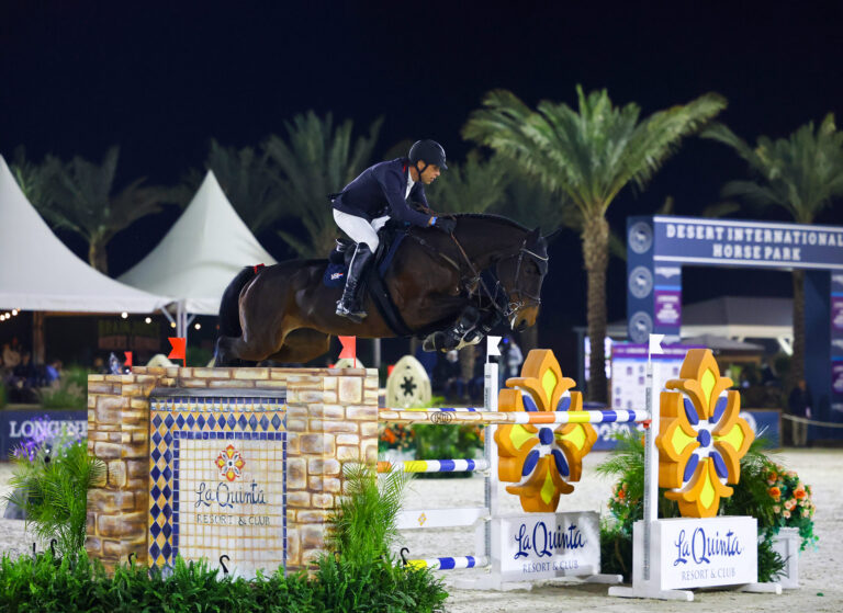 Mathijs Van Asten and Cassina Dior Dominate in $117,000 CSI5*-W Visit Greater Palm Springs 1.55m Grand Prix Qualifier