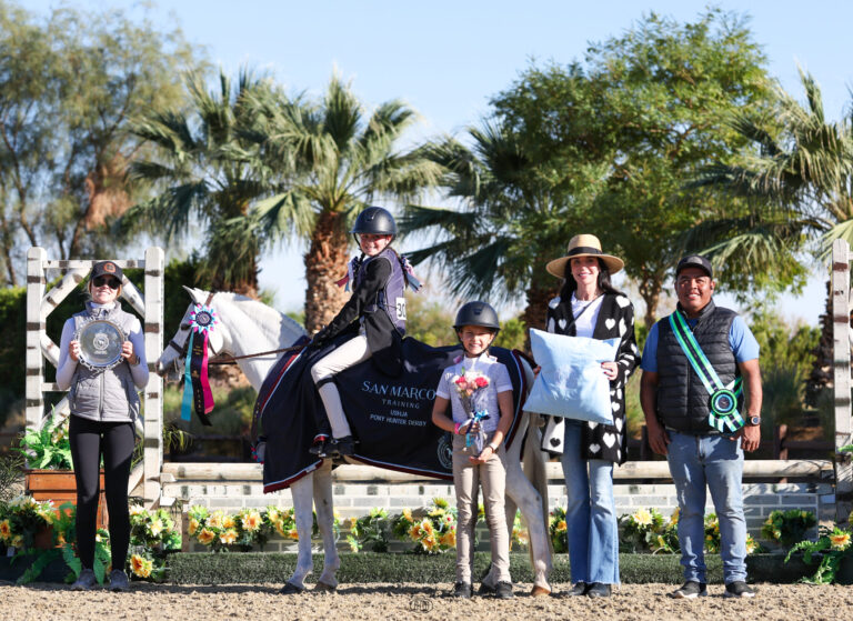 Margaux Winchell Gets the Blue in $5,000 USHJA Pony Hunt & Go Derby