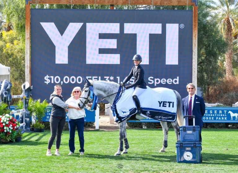 Samantha Buirs-Darvill Dashes to Victory in $10,000 YETI CSI3* 1.45m Speed