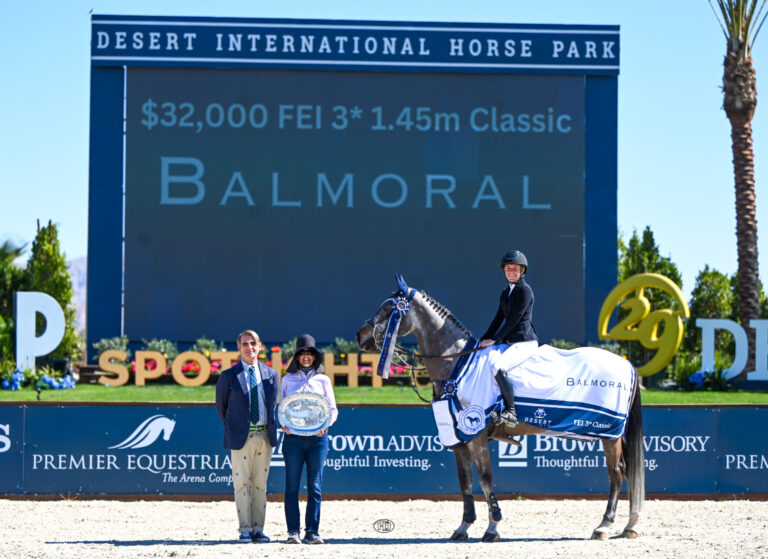 Ali Ramsay and Conrado 12 Cruise to Victory in $32,000 Balmoral CSI3* 1.45m Classic