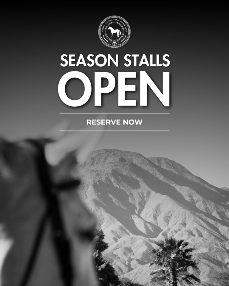 Reserve Your DIHP Season Stalls and RV Spaces Today!