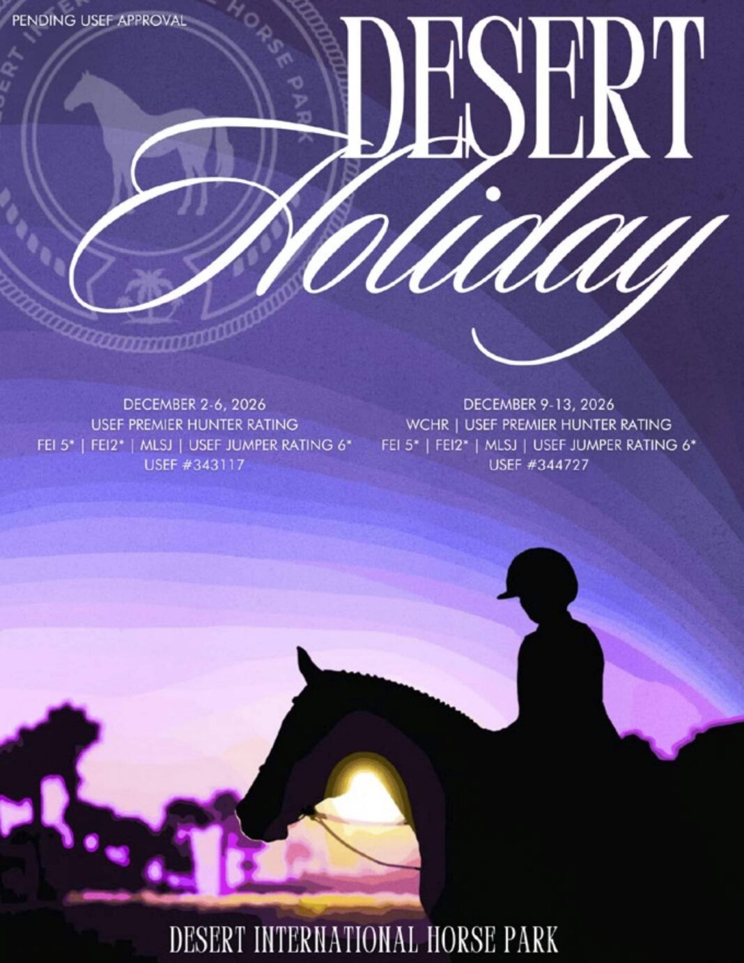 Desert Holiday Prize List Now Available